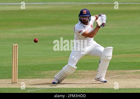 Jaik Mickleburgh trifft vier Läufe für Essex während Essex CCC gegen Sri Lanka, Tourist Match Cricket auf dem Essex County Ground am 9. Mai 2016 Stockfoto