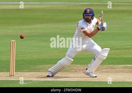 Jaik Mickleburgh trifft vier Läufe für Essex während Essex CCC gegen Sri Lanka, Tourist Match Cricket auf dem Essex County Ground am 9. Mai 2016 Stockfoto