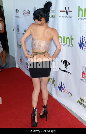 26. September 2015, Reserve Playa Vista, Kalifornien, USA: Bai Ling nimmt am 2. Jährlichen The Peace Fund Celebrity Poker Turnier Teil. (Bild: © Billy Bennight/ZUMA Wire) Stockfoto