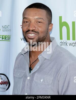 26. September 2015, Reserve Playa Vista, Kalifornien, USA: Roger Cross nimmt am 2. Jährlichen The Peace Fund Celebrity Poker Turnier Teil. (Bild: © Billy Bennight/ZUMA Wire) Stockfoto