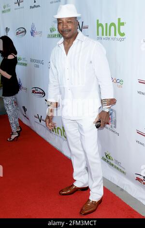 26. September 2015, Reserve Playa Vista, Kalifornien, USA: Carl Weathers nimmt am 2. Jährlichen The Peace Fund Celebrity Poker Turnier Teil. (Bild: © Billy Bennight/ZUMA Wire) Stockfoto