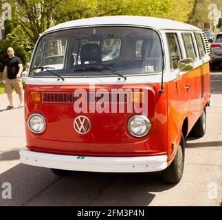 Ein Volkswagen Microbus Stockfoto