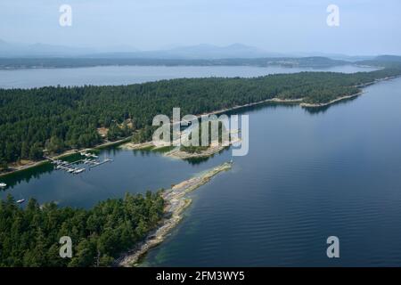 Pirates Cove Marine Provincial Park, De Courcy Island, British Columbia, Kanada. Stockfoto