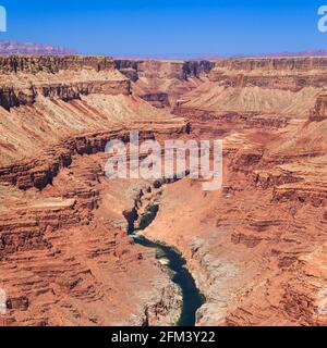 Marmor-Canyon vom South Canyon Point im Grand Canyon Nationalpark, arizona Stockfoto