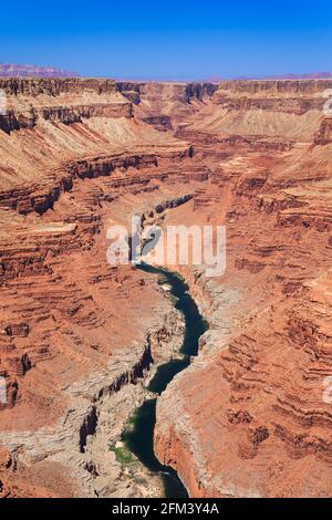 Marmor-Canyon vom South Canyon Point im Grand Canyon Nationalpark, arizona Stockfoto