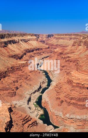 Marmor-Canyon vom South Canyon Point im Grand Canyon Nationalpark, arizona Stockfoto