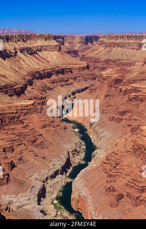 Marmor-Canyon vom South Canyon Point im Grand Canyon Nationalpark, arizona Stockfoto