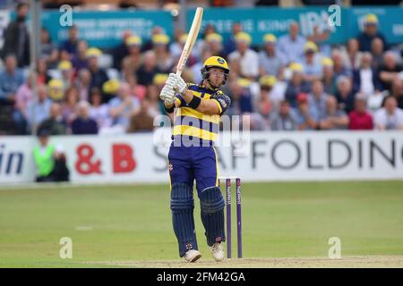 Colin Ingram erreicht sechs Läufe für Glamorgan während Essex Eagles vs Glamorgan, NatWest T20 Blast Cricket auf dem Essex County Ground am 29. Juli 2016 Stockfoto