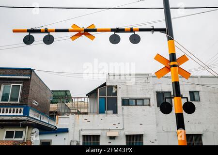 Suncheon Railway offizielles Wohndorf in Suncheon, Korea Stockfoto