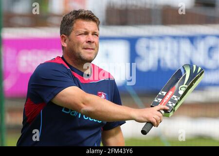 Kent Assistant Head Coach Matt Walker vor Essex Eagles gegen Kent Spitfires, Royal London One-Day Cup Cricket auf dem Essex County Ground am 15. Juni Stockfoto