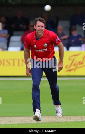 David Masters of Essex während Essex Eagles gegen Kent Spitfires, Royal London One-Day Cup Cricket auf dem Essex County Ground am 15. Juni 2016 Stockfoto