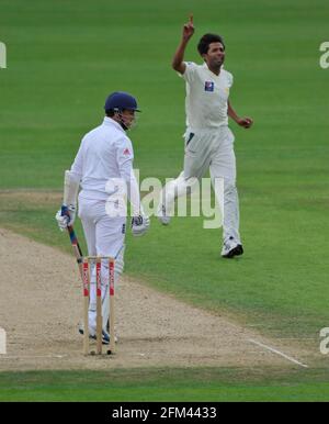 3RD TEST ENGLAND V PAKASTAN AM OVAL 1ST TAG. GEHEN SIE ZU ASIF. BILD DAVID ASHDOWN Stockfoto