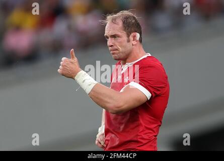 Aktenfoto vom 29-09-2019 von Alun Wyn Jones. Ausgabedatum: Donnerstag, 6. Mai 2021. Stockfoto