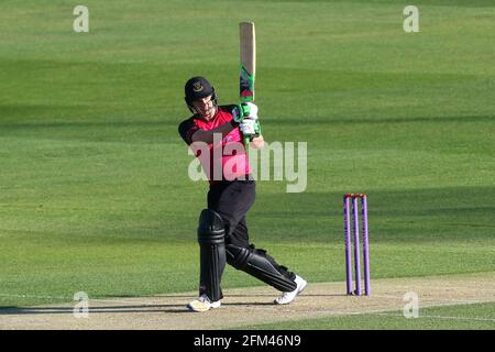 Luke Wright erreicht vier Läufe für Sussex während Essex Eagles gegen Sussex Sharks, Royal London One-Day Cup Cricket auf dem Cloudfm County Ground am 10. Mai Stockfoto