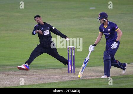 Mustafizur Rahman von Sussex während Essex Eagles vs Sussex Sharks, NatWest T20 Blast Cricket am 21. Juli 2016 auf dem Essex County Ground Stockfoto