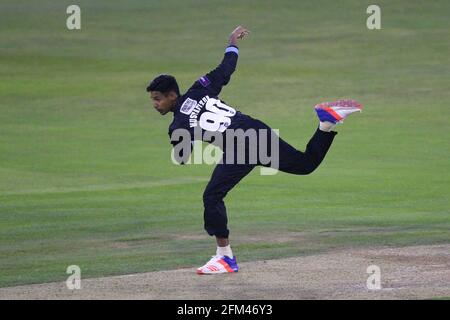 Mustafizur Rahman von Sussex während Essex Eagles vs Sussex Sharks, NatWest T20 Blast Cricket am 21. Juli 2016 auf dem Essex County Ground Stockfoto