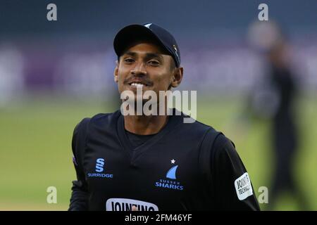 Mustafizur Rahman von Sussex während Essex Eagles vs Sussex Sharks, NatWest T20 Blast Cricket am 21. Juli 2016 auf dem Essex County Ground Stockfoto