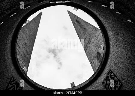 Drei Bajonette, Siegesplatz, Vitebsk, Weißrussland, Europa Stockfoto