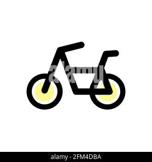 Fahrrad-Symbol konzeptionelle Vektor-Design Illustration eps10 Stock Vektor