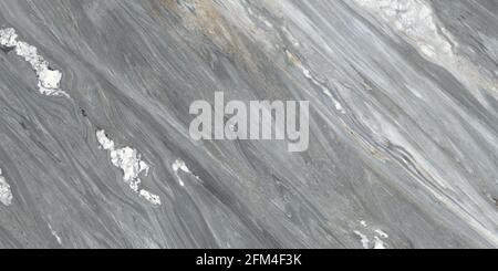 Graue Farbe natürliche Textur mit natürlichen Adern Marmor Design Bild Stockfoto