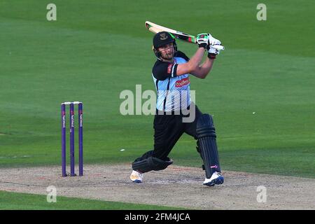 Luke Wright erreicht sechs Läufe für Sussex während Sussex Sharks gegen Essex Eagles, NatWest T20 Blast Cricket auf dem 1st Central County Ground am 18. August 2 Stockfoto