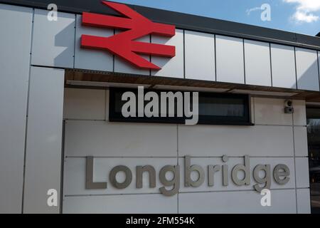 Bahnhof Longbridge, Birmingham, West Midlands, England, Großbritannien Stockfoto