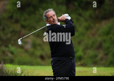 Golfer und TV-Kommentator Sam Torrance Stockfoto