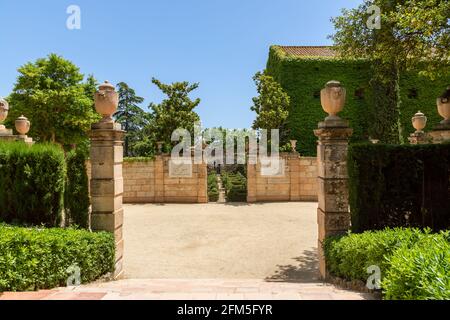 Park des Labyrinths von Horta (Parc del Laberint d'Horta) in Barcelona, Spanien Stockfoto