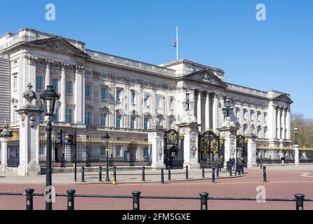 Buckingham Palace, Westminster, City of Westminster, Greater London, England, Vereinigtes Königreich Stockfoto