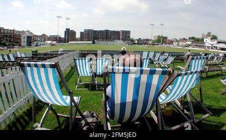 SESSEX V ZIMBABWE AT HOVE 15/5/2003 CRICKET-BILD DAVID ASHDOWN CRICKET Stockfoto