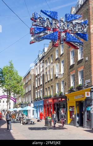 Carnaby Street, West End, Soho, City of Westminster, Greater London, England, Vereinigtes Königreich Stockfoto