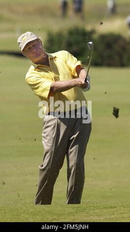 Jack Nicklaus Golfer aus den USA, Juli 2000 im Einsatz während der Open Golf Championship in St. Andrews, Schottland. Stockfoto