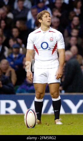 ENGLAND GEGEN AUSTRALIEN BEI TWICKENHAM ANDY GOMARSALL 27/11/2004 BILD DAVID ASHDOWN RUGBY ENGLAND Stockfoto