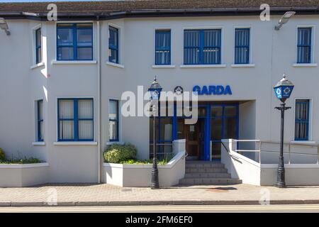 Vorderansicht Garda Bahnhof Bandon West Cork Irland Stockfoto