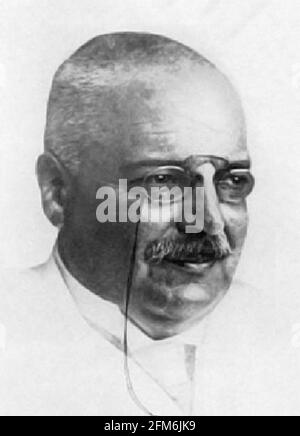 Alois Alzheimer. Porträt des deutschen Psychiaters Aloysius Alzheimer (1864-1915) Stockfoto