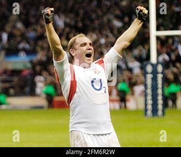 ENGLAND V SÜDAFRIKA. ANDY GOODE NACH DEM GEWINN VON 18/11/2006 BILD DAVID ASHDOWN RUGBY ENGLAND Stockfoto