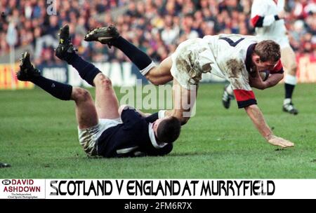 Schottland V England Five Nations Championships in Murrayfeild Stockfoto