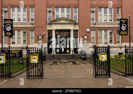 James Madison High School in Sheepshead Bay, Brooklyn, NYC Stockfoto