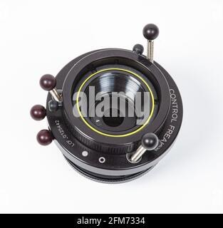 Göteborg, Schweden - Juni 18 2019: Lensbaby Control Freak Objektiv mit f/4 Blende. Stockfoto