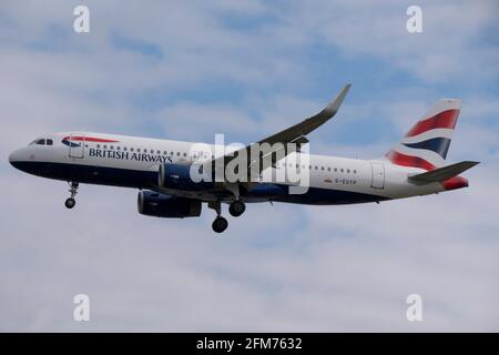 Britische Luftwege A320 Stockfoto