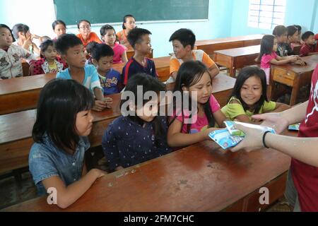 Quang Phu School, Vietnam Stockfoto