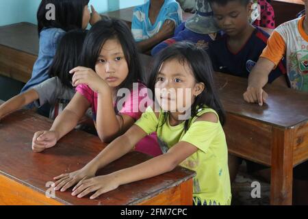 Quang Phu School, Vietnam Stockfoto