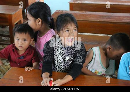 Quang Phu School, Vietnam Stockfoto