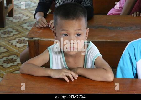 Quang Phu School, Vietnam Stockfoto