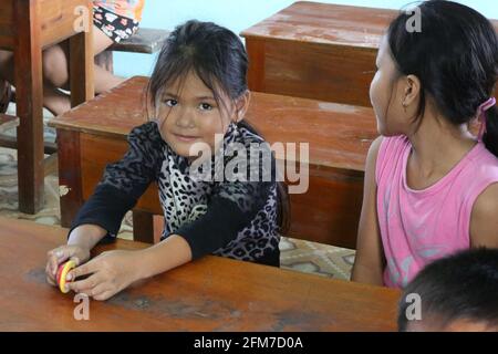 Quang Phu School, Vietnam Stockfoto