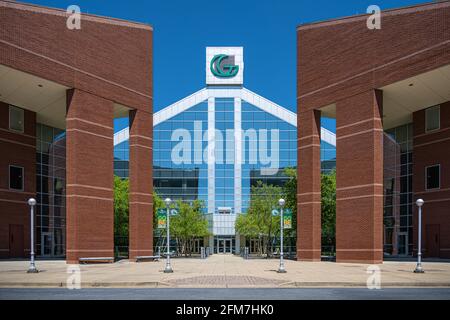 Georgia Gwinnett College, eine öffentliche Hochschule in Lawrenceville (Metro Atlanta), Georgia. (USA) Stockfoto