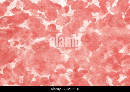 Japanisch vintage rotes Papier Textur Hintergrund oder natürliche Grunge Leinwand abstrakt Stockfoto