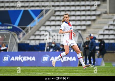 Irene Paredes von Paris Saint Germain während der französischen Frauenmeisterschaft D1 Arkema Fußballspiel zwischen dem FC Paris und Paris Saint-Germain am 6. Mai 2021 im Charlety-Stadion in Paris, Frankreich - Foto Victor Joly / DPPI / LiveMedia Stockfoto