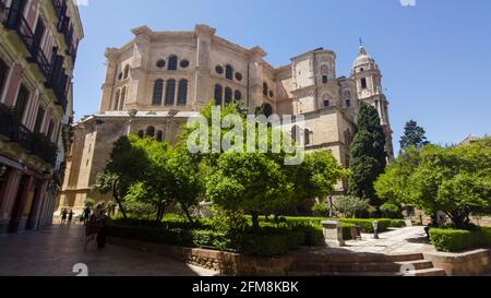 Kirche der Heiligen Kathedrale Basilika der Menschwerdung von Malaga, Spanien Stockfoto