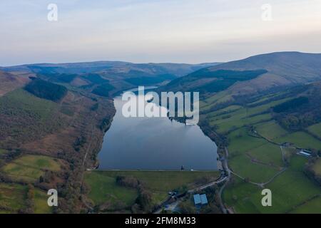 Talybont am Usk-Stausee im brecon Beacons National Park, Wales Stockfoto
